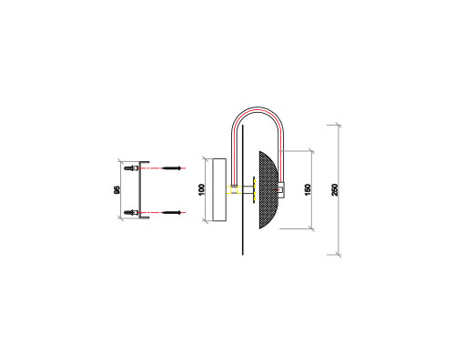 Бра Vele Luce Rainbow VL5744W21