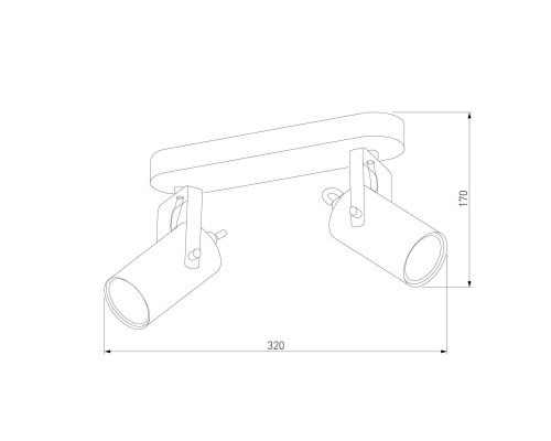 Спот TK Lighting 1074 Redo White