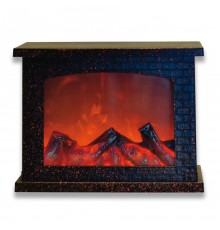 Фигурка светодиодная «Камин» 21x28см Uniel ULD-L2821-005/DNB/Red Brown Fireplace UL-00007291