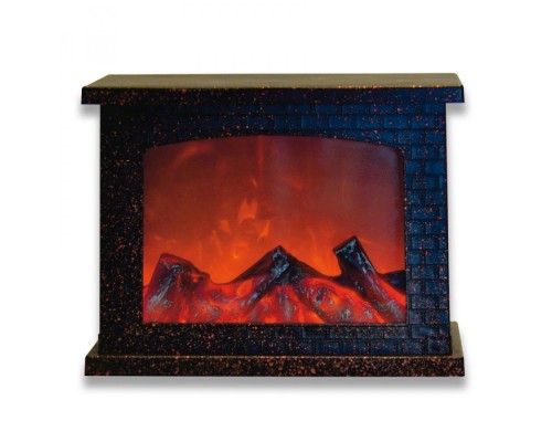 Фигурка светодиодная «Камин» 21x28см Uniel ULD-L2821-005/DNB/Red Brown Fireplace UL-00007291