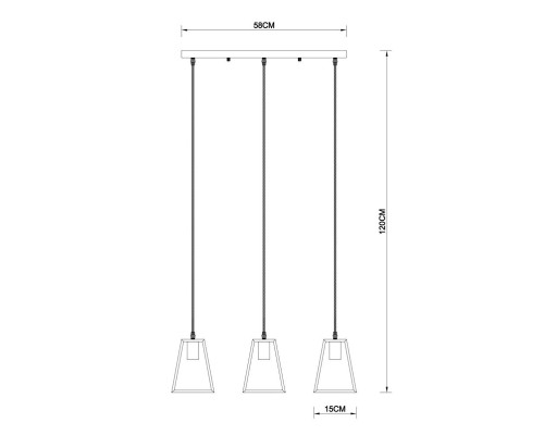 Подвесной светильник Arte Lamp Brussels A8030SP-3BK Подвесной светильник Arte Lamp Brussels A8030SP-3BK