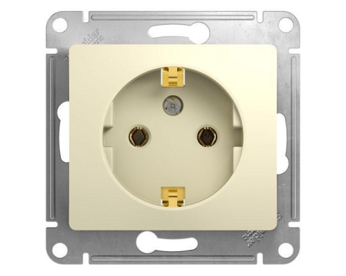 Розетка 2К+З Systeme Electric Glossa 16A 250V бежевая GSL000243 Розетка 2К+З Systeme Electric Glossa 16A 250V бежевая GSL000243