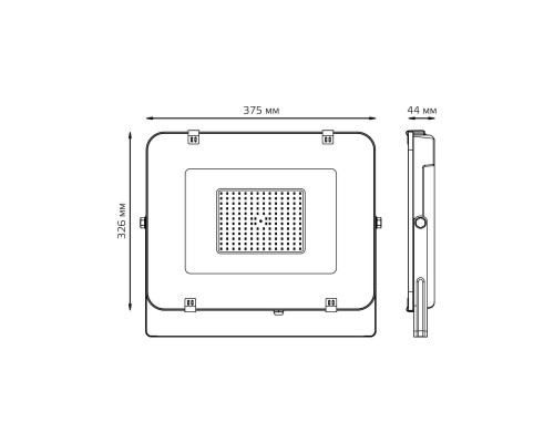 Прожектор светодиодный Gauss Elementary 150W 6500К 691511150