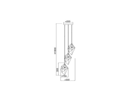 Подвесной светильник Vele Luce Tenero VL1544P03