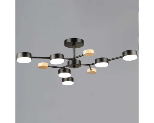 Люстра Reluce 03860-0.3-06 BK+WOOD GX53 Люстра Reluce 03860-0.3-06 BK+WOOD GX53