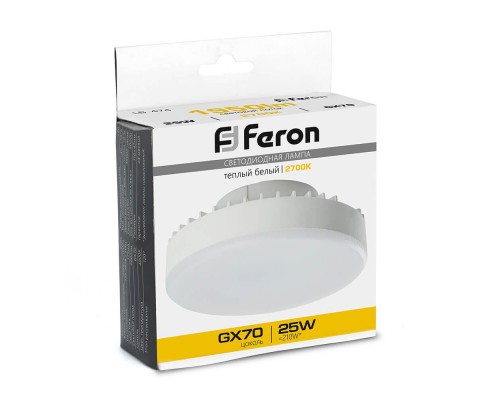 Лампа светодиодная Feron LB-474 GX70 25W 2700K 38268
