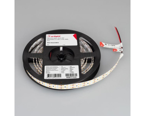 Светодиодная лента Arlight 19,2W/m 240LED/m 2835SMD холодный белый 5M 008771(2) Светодиодная лента Arlight 19,2W/m 240LED/m 2835SMD холодный белый 5M 008771(2)