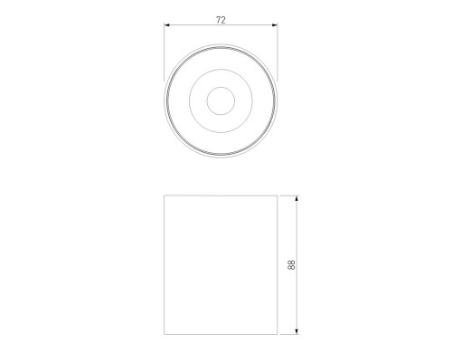 Потолочный светодиодный светильник Elektrostandard Primo 25116/LED a069413