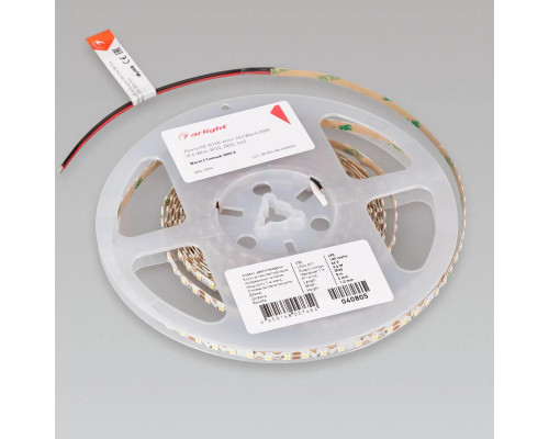 Светодиодная лента Arlight 9,6W/m 120LED/m 2835SMD теплый белый RZ-A120-6mm 24V 040805 Светодиодная лента Arlight 9,6W/m 120LED/m 2835SMD теплый белый RZ-A120-6mm 24V 040805