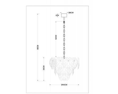 Подвесная люстра Arte Lamp Kapri A4078LM-6GO