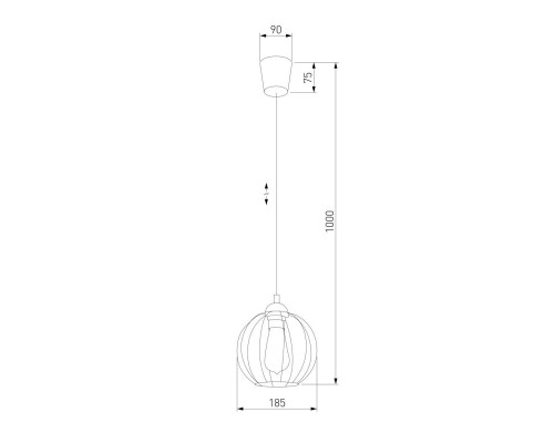 Подвесной светильник TK Lighting 1644 Galaxy 1