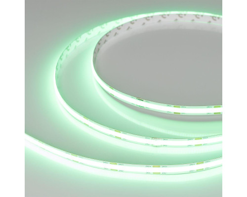 Светодиодная лента Arlight 11,5W/m 544Led/m CSP зеленый 5M COB-X544-8mm 24V Green 032174(2) Светодиодная лента Arlight 11,5W/m 544Led/m CSP зеленый 5M COB-X544-8mm 24V Green 032174(2)