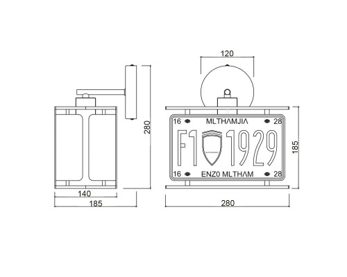 Бра Vele Luce Boom VL6372W11