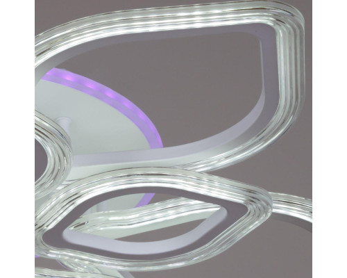 Потолочная светодиодная люстра Reluce 09827-3.3-5+5A WH (RGB) Потолочная светодиодная люстра Reluce 09827-3.3-5+5A WH (RGB)