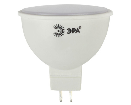 Лампа светодиодная ЭРА GU5.3 8W 4000K матовая LED MR16-8W-12V-840-GU5.3 Б0049094 Лампа светодиодная ЭРА GU5.3 8W 4000K матовая LED MR16-8W-12V-840-GU5.3 Б0049094