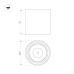 Потолочный светодиодный светильник Arlight SP-Salt-R75-8W Warm3000 039379