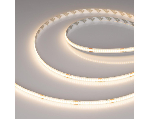 Светодиодная лента Arlight 8W/m 320LED/m CSP теплый белый 50М COB-X320-8mm 48V Warm3000 043244 Светодиодная лента Arlight 8W/m 320LED/m CSP теплый белый 50М COB-X320-8mm 48V Warm3000 043244