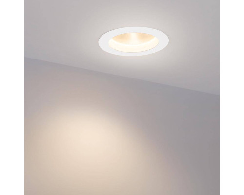 Встраиваемый светодиодный светильник Arlight LTD-105WH-Frost-9W Warm White 110deg 021067