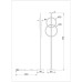 Торшер Arte Lamp Fluido A3913PN-24BK