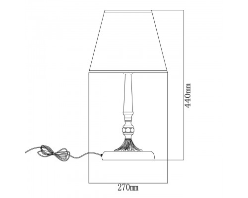 Настольная лампа MW-Light Аврора 371030501 Настольная лампа MW-Light Аврора 371030501