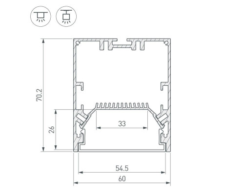 Коннектор X-образный Arlight SL-Line-6070 030143