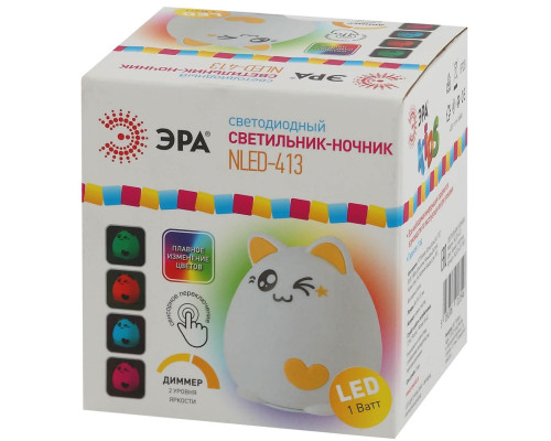 Настольная лампа ЭРА NLED-413-1W-Y Б0041092 Настольная лампа ЭРА NLED-413-1W-Y Б0041092