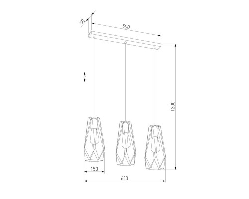 Подвесной светильник TK Lighting 2698 Lugo