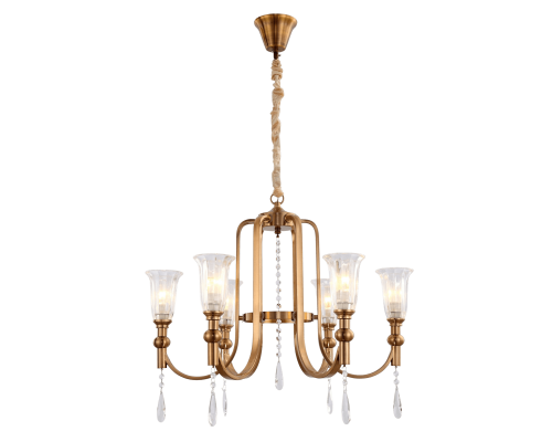 Подвесная люстра Lumina Deco Rionella LDP 8041-6 S.GD