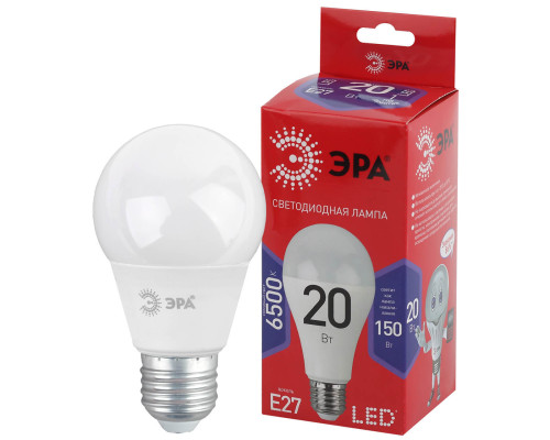 Лампа светодиодная ЭРА E27 20W 6500K матовая A65-20W-865-E27 R Б0045326 Лампа светодиодная ЭРА E27 20W 6500K матовая A65-20W-865-E27 R Б0045326