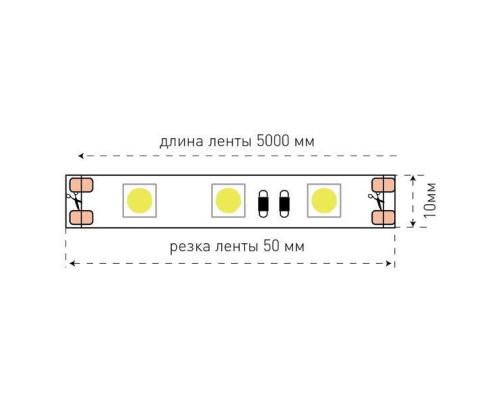 Светодиодная лента SWG 14,4W/m 60LED/m 5050SMD синий 5M 002337 Светодиодная лента SWG 14,4W/m 60LED/m 5050SMD синий 5M 002337