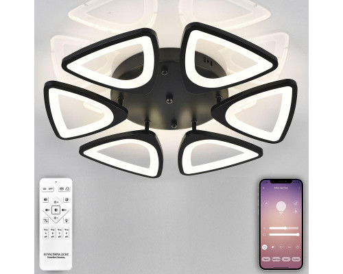 Потолочная светодиодная люстра Natali Kovaltseva Innovation Style 83045 Black Потолочная светодиодная люстра Natali Kovaltseva Innovation Style 83045 Black