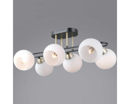 Потолочный светильник ILLUMICO IL0790-6CSQ-25 BK AB TRENTO