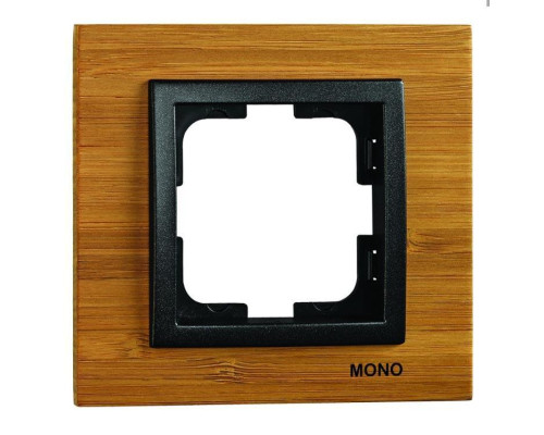 Рамка 1-постовая Mono Electric Style бамбук 107-530000-160 Рамка 1-постовая Mono Electric Style бамбук 107-530000-160