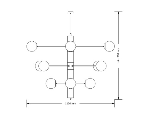 Подвесная люстра KUTEK MOOD Ultimo ULT-ZW-12(T) Подвесная люстра KUTEK MOOD Ultimo ULT-ZW-12(T)