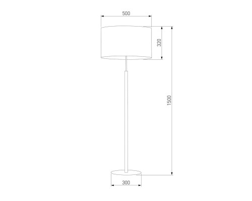 Торшер TK Lighting 5218 Deva Graphite