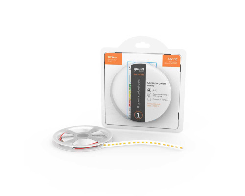 Светодиодная лента Gauss 10W/m 120LED/m 2835SMD теплый белый 2M BT035