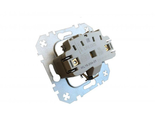 Розетка 2P+E Liregus Retro с крышкой кремовый омбре 29-123 Розетка 2P+E Liregus Retro с крышкой кремовый омбре 29-123