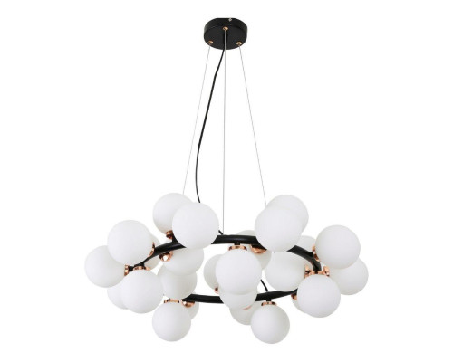 Подвесная люстра Lumina Deco Marsiada LDP 6033-25 BK+GD