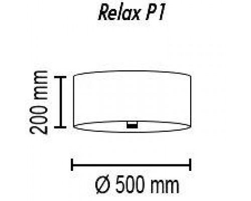 Потолочный светильник TopDecor Relax P1 10 02g