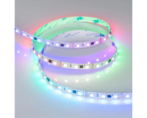 Светодиодная лента Arlight 14W/m 60LED/m 5060SMD разноцветный 5М DMX-B60-10mm 12V 039174 Светодиодная лента Arlight 14W/m 60LED/m 5060SMD разноцветный 5М DMX-B60-10mm 12V 039174
