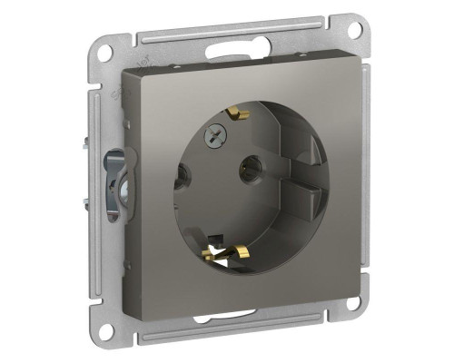 Розетка 2К+З Systeme Electric AtlasDesign 16A 250V сталь ATN000943 Розетка 2К+З Systeme Electric AtlasDesign 16A 250V сталь ATN000943