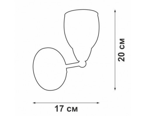 Бра Vitaluce V4186-9/1A