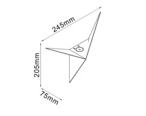 Настенный светодиодный светильник DesignLed GW Trik GW-9103-3-WH-WW 002090 Настенный светодиодный светильник DesignLed GW Trik GW-9103-3-WH-WW 002090