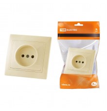 Розетка 2P TDM Electric Таймыр слоновая кость SQ1814-0111