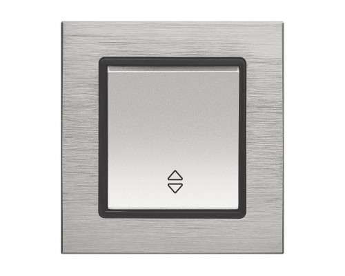 Выключатель одноклавишный проходной Vesta-Electric Exclusive Silver Metallic серебро FVK050309SER Выключатель одноклавишный проходной Vesta-Electric Exclusive Silver Metallic серебро FVK050309SER
