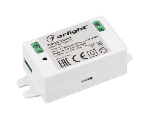 Блок питания Arlight ARV-SN12006-C 12V 6W IP20 0.5A 020425(1) Блок питания Arlight ARV-SN12006-C 12V 6W IP20 0.5A 020425(1)