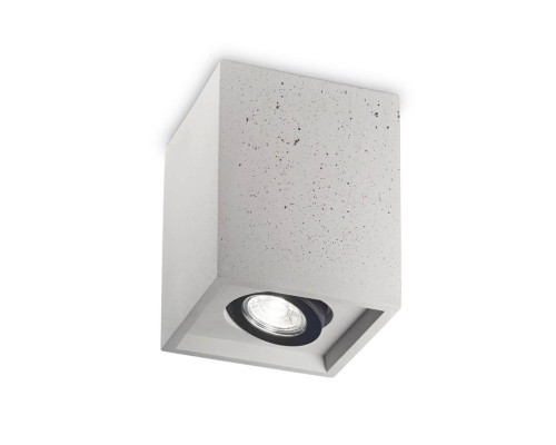 Потолочный светильник Ideal Lux Oak PL1 Square Cemento 150475 Потолочный светильник Ideal Lux Oak PL1 Square Cemento 150475