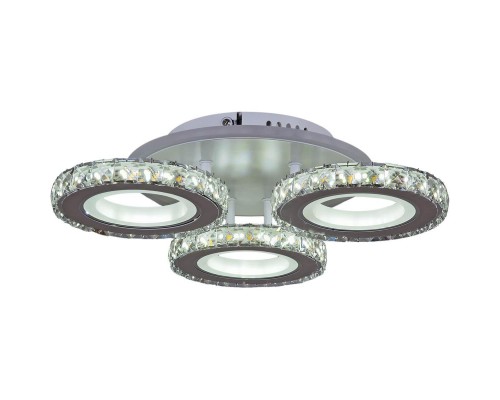 Потолочная светодиодная люстра Reluce 03900-0.3-03A WH+CR (RGB) Потолочная светодиодная люстра Reluce 03900-0.3-03A WH+CR (RGB)