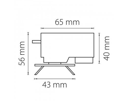 Адаптер для шинопровода Lightstar Asta 592027