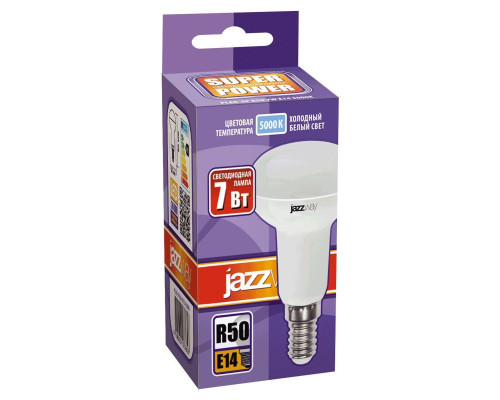 Лампа светодиодная Jazzway E14 7W 5000K матовая 1033635 Лампа светодиодная Jazzway E14 7W 5000K матовая 1033635